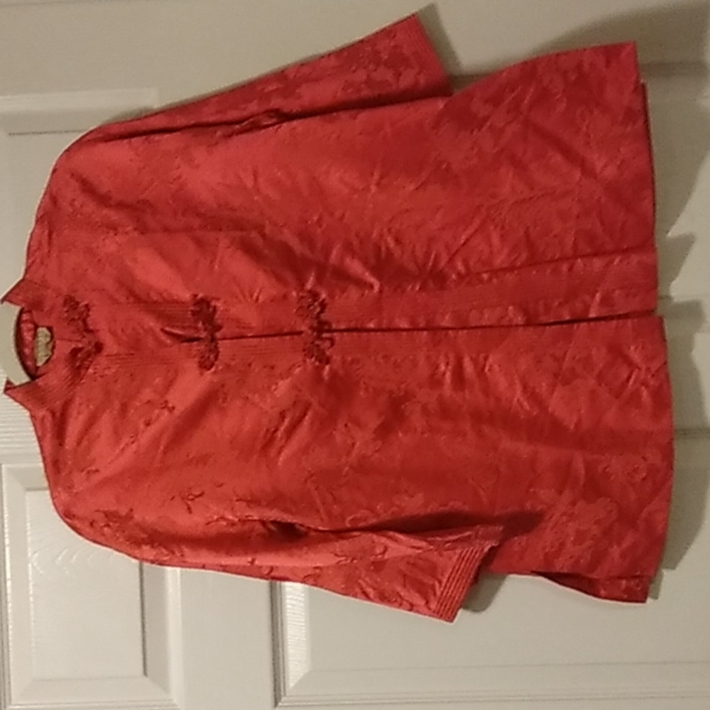 Dynasty Red Brocade Jacket (M)